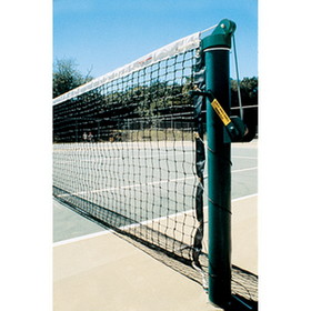 Jaypro TP-125 Tennis Posts - (3-1/2" Post) (Outdoor) - Heavy-Duty Upright (Round) (Green)
