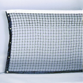 Jaypro TPV-13 Tennis Replacement Net (1-7/8" Sq. - 3mm Polyethylene Knotted Mesh) (Indoor) - Tennis Net (36'L x 42"H) (Black)