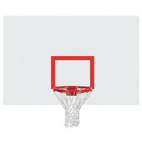 Jaypro UAG-RC Basketball System - Gooseneck with Hoop Rejuvenator&#153; - (4-1/2" Pole with 48" Offset) - 72" Steel Backboard, Playground Breakaway Goal