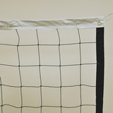 Jaypro VBD-3 Volleyball Replacement Net with Steel Cable (2.5mm Poly Mesh) (32'L x 36