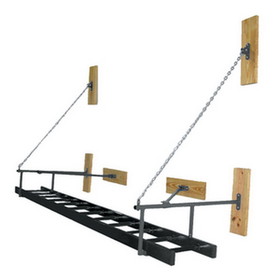 Jaypro WML-100 Gym Ladder - Horizontal - Wall-Mounted (Black)