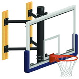 Jaypro WMSS Basketball System - Wall-Mounted - Shooting Station without Height Adjuster (Indoor) - 72