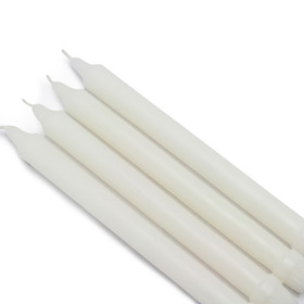 Jeco 10 Inch White Formal Dinner Taper Candles