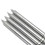 Jeco CEZ-108 10 Inch Metallic Silver Formal Dinner Taper Candles