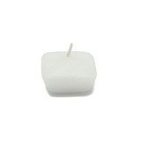Jeco 1 3/4 Inch White Square Floating Candles (12pc/Box)