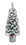 Jeco CH-CT85 4FT Flocked Pot Christmas Tree