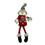 Jeco CHD-ID099 28 Inch Grey/Red Sitting Snowman