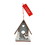 Jeco CHD-TA010 Christmas Hanging Wooden House Ornament