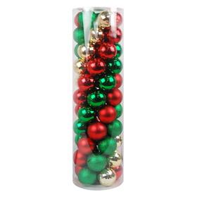Jeco Combo 55Pk 60Mm Tube- 2 Red/Green/Gold
