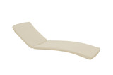 Jeco Ivory Chaise Lounger Cushion