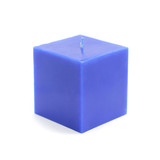 Jeco 3 x 3 Inch Blue Square Pillar Candles