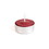 Jeco CTZ-042 Metallic Red Tealight Candles (50pc/Case)