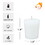 Jeco CVC-001 White Citronella Votive Candles (12pc/Box)