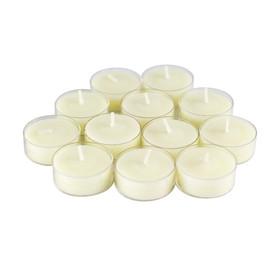 Jeco 12pc/Case Vanilla Scented Ivory Tealight Candles