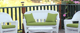 Jeco 4pc/Case Sage Green Cushions Set