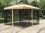 Jeco GZ2 10' x 10 'Metal Gazebo With Double Roof And Netting