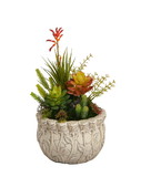 Jeco HD-BT092 Floral arrangement with resin pot