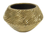 Jeco HD-HAVS069 Ceramic Vase Gold Color
