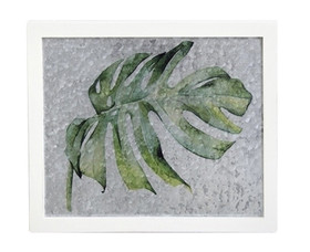 Jeco HD-WD051 Metal Wall Plaque Leaves Design