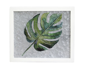 Jeco HD-WD052 Metal Wall Plaque Leaves Design