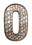 Jeco HD-WO003-O Honeycomb Patterned Letter O