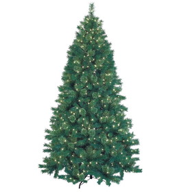 Jeco ST72 7.5 Feet. Pre-Lit Artificial Christmas Tree With Metal Base
