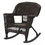 Jeco W00201R-A Espresso Rocker Wicker Chair