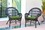 with Hunter Green Cushion Set of 2