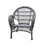 Jeco W00208-C Santa Maria Espresso Wicker Chair