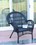 Jeco W00211-C Santa Maria Black Wicker Chair