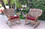 Set of 2 with Red Cushions