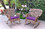 Set of 2 with Purple Cushions
