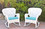 Set of 2 with Sky Blue Cushions
