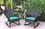 Set of 2 with Turquoise Cushions