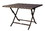 Jeco W00501-ST Cafe Square Folding Wicker Table
