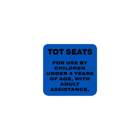 Jensen Swing Label TS - Toddler Seat Warning Label