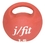 j/fit 20-0015 Handle Medicine Ball - 3.3lb, Red