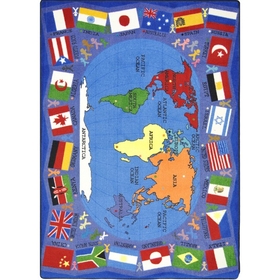 Joy Carpets 1444 Flags of the World Rug