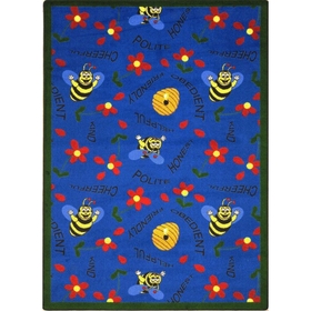 Joy Carpets 1451 Bee Attitudes Rug