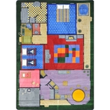 Joy Carpets 1453 Creative Play House Rug