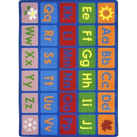 Joy Carpets 1710 Any Day Alphabet Rug