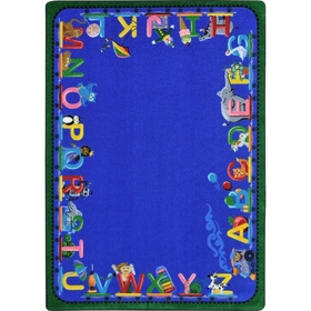 Joy Carpets 1925 Choo Choo Letters Rug