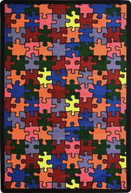 Joy Carpets 57 Puzzled Rug