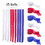 Muka Crepe Paper Rolls Streamers 15 Rolls  - 1.8" x 72 Ft, Party Streamers, Assorted Colors, Party Supplies, Graduation Decoration, DIY Craft Paper, Price/15Rolls