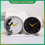 Muka Alarm Clock Analog Alarm - Roam The Planet, 4 Inch Quiet-sweep Clock, Battery Powered for Heavy Sleeper