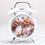 Personalized Twin Bell 4" Analog Alarm Clock, Custom Photo Clock, Desk Clock