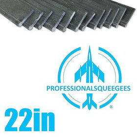 Professional Squegees Rubber Professionalsqueegees 22in (12 Pack) Soft