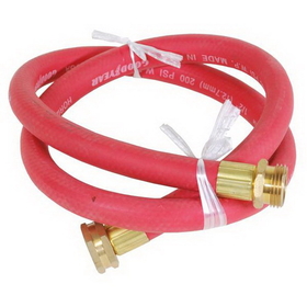 Pro tools Hose 1/2in 4ft Red Rubber