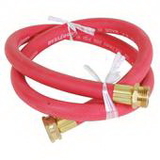 Pro tools Hose 1/2in 6ft Red Rubber