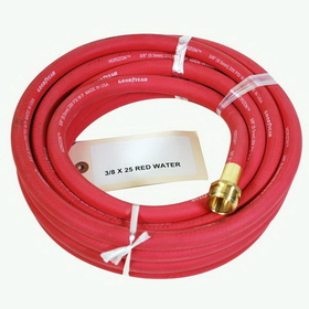 Pro tools Hose 3/8in 25ft Red Rubber
